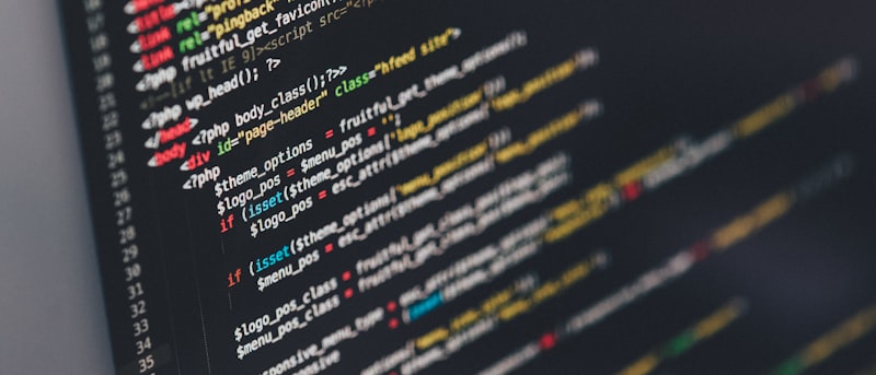 Syntax-highlighted source code filling a screen